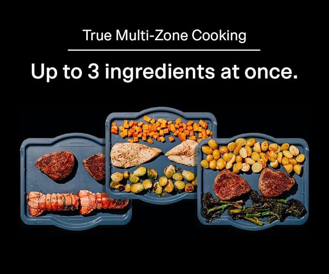 Brava Oven Bake & Breakfast Set: 10-in-1 Touchscreen Countertop Smart Oven, Air Fryer, 6-Slice Toaster, Slow Cooker, Reheater, Dehydrator, Rice Cooker, Healthy & User Friendly, Auto-Shut Off, Black