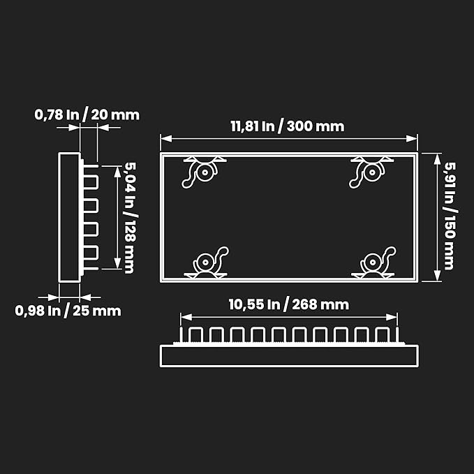 Repa Market 12 x 6 Inch Galvanized Steel Duct Access Door – Airtight Insulated Crawl Space Access Doors - Inspection HVAC Panel with Hinged 2 Clasp Lock Door – Door Access for Ventilation Cleanout