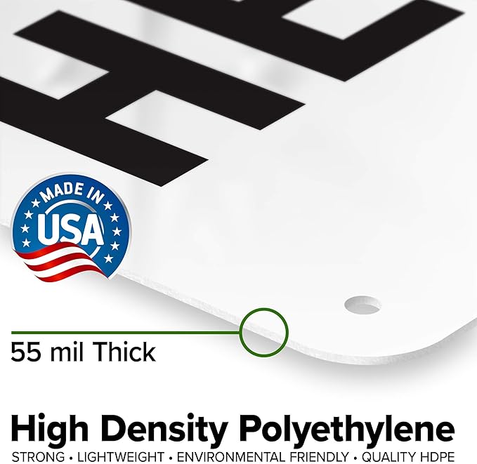 Custom Danger Sign, OSHA Sign, 7x10 Inches, 55 mil thick HDPE (high density polyethylene), Made in USA by My Sign Center