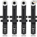 W10571738 Dishwasher Upper Dishrack Adjuster and Wheel Assembly Replacement for Whirlpool Maytag Dishwasher PS11756470, WPW10571738,AP6023130, 3449627 (4pack)