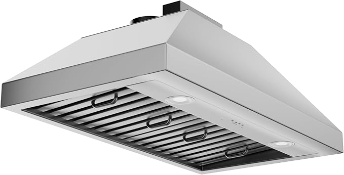 CT Copper Tailor Built-in Range Hood Insert/Liner 30 Inch, 610 CFM Vent with 4-Speed Fan, LED Light, Dishwasher-safe Baffle Filter,Stainless Steel