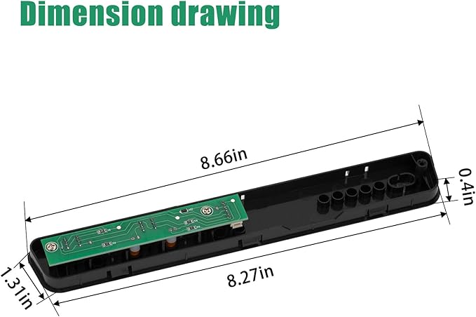 2932771021 Circuit Board Kit Replacement, Refrigerator Control Panel Replace 2932771039 DM2652 DM2852 RM2351 RM2451 RM2551 RM2652 RM2552