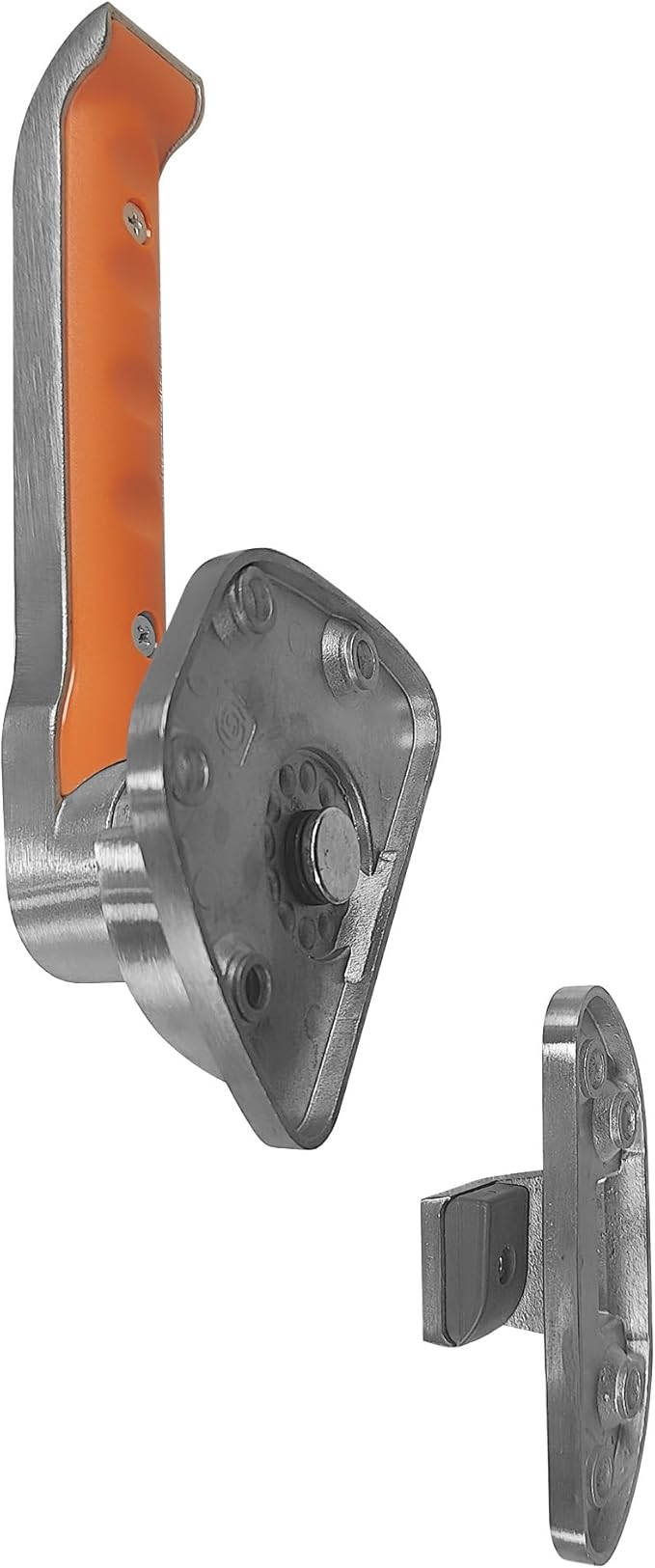 Steam Cabinet Door Handle Stainless Steel Cooler Steam Cupboard Door Latch Steamer Oven Cabinet Door Handle Kitchenware Accessories (Right)