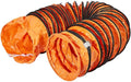 PVC Flexible Duct Hose, HVAC Duct Hosing Flame Retardant for Ventilator Utility Blower Fan with Adjustable Rope and D-Ring, Easy Storage (14inx16ft)