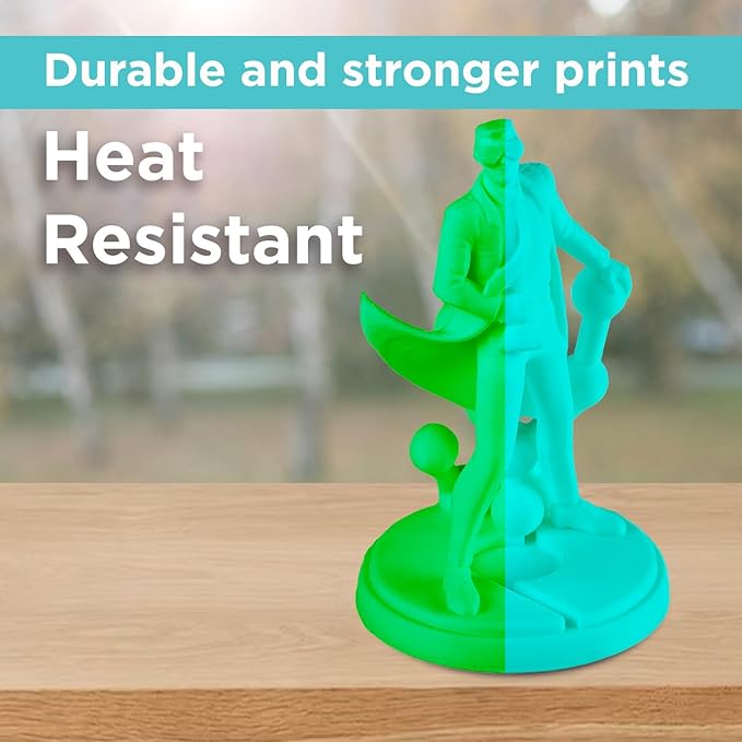 Polymaker ABS Filament 1.75mm Neon Green, 1kg 3D Printing Filament, PolyLite ABS 3D Printer Filament, Heat Resistant, Strong & Durable, Dimensional Accuracy +/- 0.03mm
