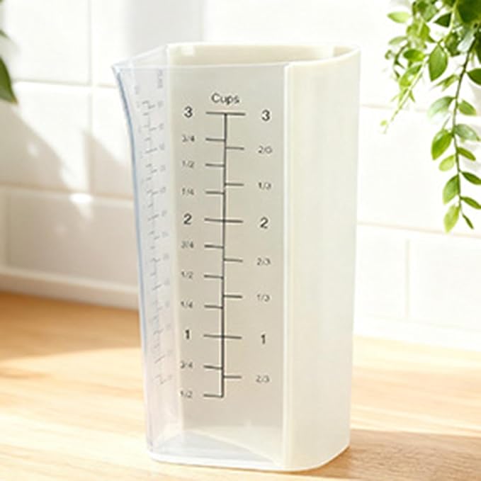 2Pcs Measuring Cups Containers Versatile Silicone 750ml 250ml Kitchen Tools Liquid Flour Milk Measuring Cups for Cooking