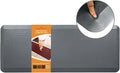 24 x 60 Inch Extra Support Anti Fatigue Comfort Kitchen Mat, Waterproof Long Kitchen Runner, Non-Slip Standing Desk Mat, Commercial Pads for Offices, Home, Garages (Bordeaux Grey, 24'' x 60'')