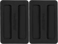 2Pcs Toaster Cover 2 Slice Silicone Toaster Dust Covers Black Bread Machine Cover Silicone Toaster Lid Bread Maker Top Cover Sandwich Machine Part Accessories