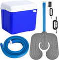 Ice Machine for Knee After Surgery for Post-Surgery Care, Cold Therapy Machine System for Knee and Joint Compression Pad,14-Quart Cooler, Universal-pad
