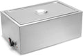 SYBO Commercial Grade Stainless Steel Bain Marie Buffet Food Warmer Steam Table for Catering and Restaurants (1 Section)