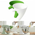 2Pcs Anti-Splash Flour Funnel for Stand Mixer – No-Mess, Premium Baking Gadgets Accessories Keeps Counters Clean for 4.5-5Qt Tilt-Head (KSM150) Best Premium Kitchen Aid Mixer Attachments
