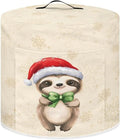 Christmas Tree Sloth Pressure Cooker Cover Instant Pot Accessories Instant Pot Kitchen Appliance Dust Cover with Pockets for Rice Cooker Air Fryer Slow Cooker Dust Covers for Kitchen Size S