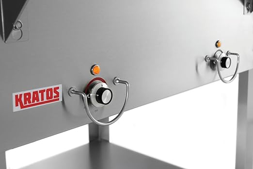 Kratos Commercial Mobile Electric Steam Table/Hot Food Table with Overshelf and Sneeze Guard, 2 Wells, Stainless Steel, NSF, 120V (28W-201)