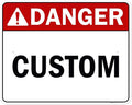 Custom Danger Sign, Ansi Sign, Osha Compliant, 24x30 Inches, Rust Free .063 Aluminum, Fade Resistant, Made in USA by My Sign Center