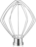 Gdrtwwh Wire Whip Attachment for KitchenAid Tilt-Head Stand Mixer,Stainless Steel Egg Cream Stirrer, Flour Cake Mayonnaise Whisk(Replace K45WW)