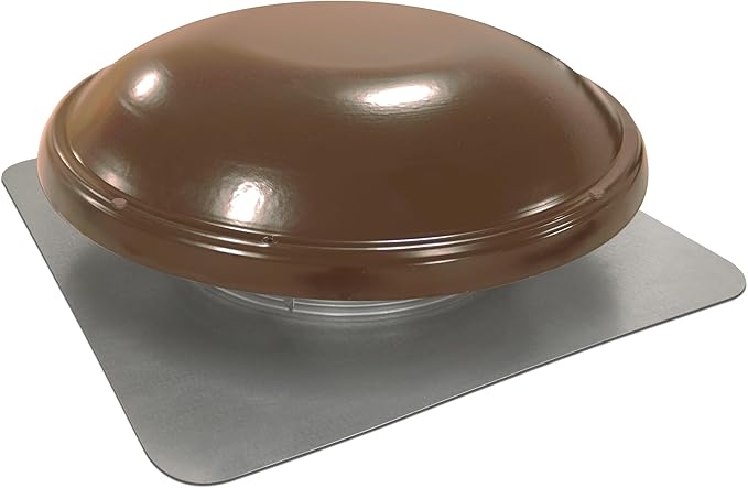 Master Flow GAF 1500 CFM Brown Power Roof Mount Attic Fan with Thermostat: Energy Efficient and Comfortable Home Solutions| Equipped with Animal Protection and a very Durable Construction