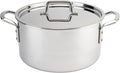 WINCO Tri-Ply Stock Pot, 12-quart, Silver