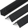 Sasylvia 10 Pcs Wall Corner Protector Guards,1/4 x 36 Inches Avoid Scratching Scuffs, Black Vinyl Corner Trim Molding, Ease Install & Cleaning for Door Countertop Furniture Cabinet Protection