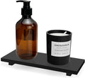 Pedestal Soap Stand Riser Counter, Kitchen Bathroom Soap Tray, Black