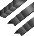 Steel Corner Guards 2 x 2 x 48” Metal Protector, 10 Pack Metal Wall Corner Protector T304 Stainless Steel Wall Molding Trim (Black)