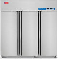 WESTLAKE Commercial Refrigerator and Freezer Combo 72" W 3 door 3 Section Stainless Steel Reach in Solid door Fan Cooling 54 Cu.ft Refrigerator and Freezer Combo for Restuarant, Bar, Shop, etc