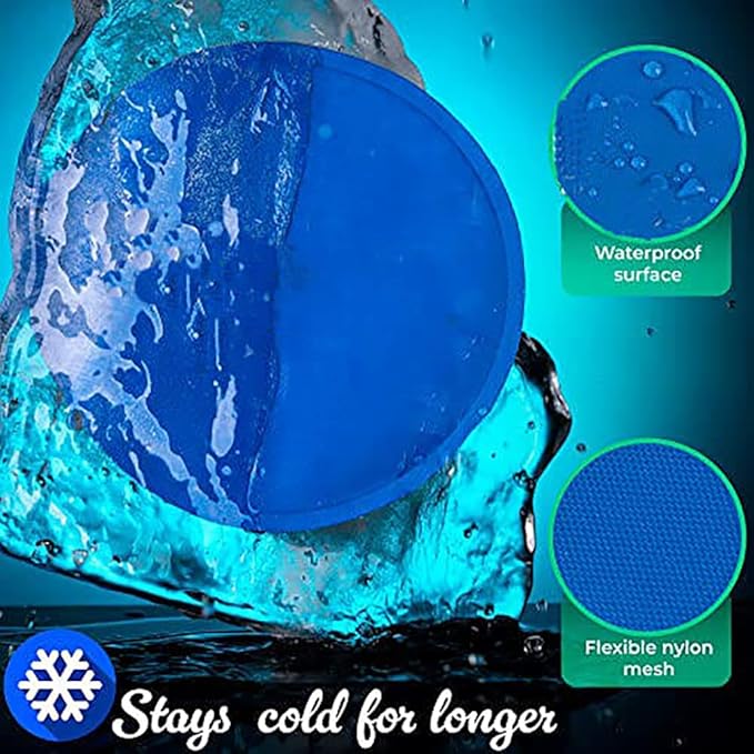 Small Ice Packs for Injuries Reusable - Kids Ice Packs for Boo Boos for Injuries Reusable Kids, Toddler – Baby Colic Relief (2 Pcs x 5.5") (Blue)