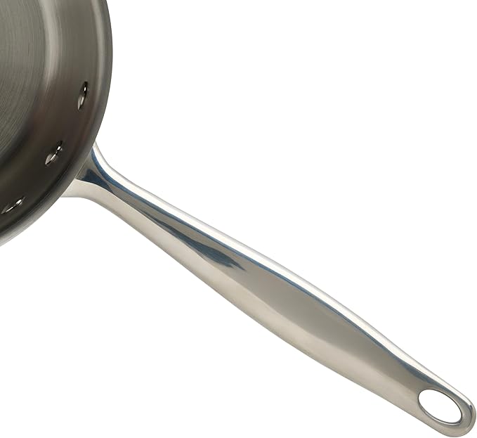 WINCO Tri-Ply Sauce Pan, 1-1-2-quart, Silver