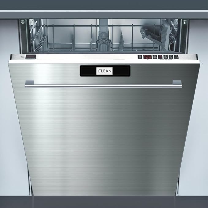 Kichwit Dishwasher Magnet Clean Dirty Dishwasher Running Sign, Works on All Dishwashers, 3 Options (Black, Gray)