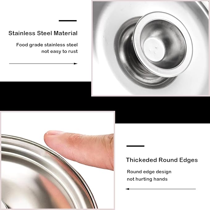 9.4 Inch Pan Lid, Universal Lid for Pots Pans and Skillet, Stainless Steel Pot Cover Universal Pans Cover for Frying, Cookware Replacement Accessories, 24cm