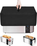 Toaster Cover Waterproof Heat-Resistant Dustproof Protective Case Heavy Duty Cover for Mueller UltraToast 4 Slice MT-110ss/Elite Gourmet ECT-3100 Long Slot 4 Slice Toaster