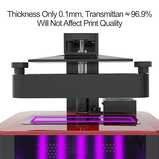 10PCS 6.6 inch LCD Screen Protector Film - Scratch-Resistant High Light Transmittance Protective Films for Resin 3D Printer Anycubic Photon Mono 2