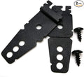 (Upgraded) 2 Pack 8269145 Dishwasher Mounting Bracket Black Replacement with Screws Compatible with Whirlpool & KitchenAid Dishwashers, Replaces Wp8269145, Ap3039168, Ps393134