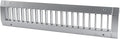 17" x 3" Grille for Round Spiral Duct - Galvanized Steel Register Vent Cover for HVAC Ducting System - 1 Way Adjustable Louver Blades - Air Duct Ventilation Grill Conditioner/Air Exhaust