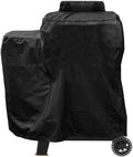 ZJYWSCH Grill Cover for Pit Boss Phoenix 376 Kettle Grill Onyx Edition PB22KNX 600D Heavy Duty Weather Resistant PitBoss Phoenix Kettle Pellet Charcoal Grill Smoker Cover Waterproof