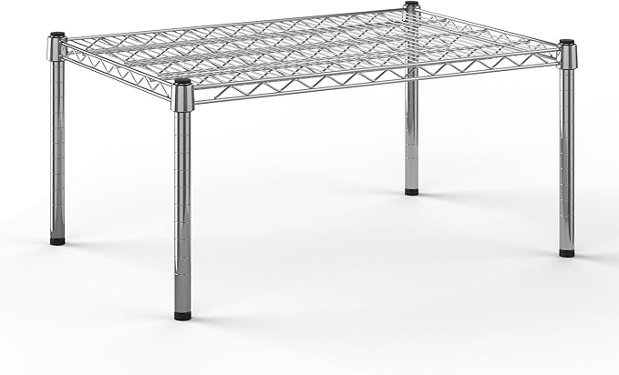 21''W x 30''L x 14''H Chrome Plated Wire Dunnage Rack | Off The Floor Storage