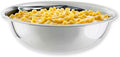 TableCraft 824 Stainless Steel Mixing Bowl, 3 Qt, Lightweight and Durable, Professional Grade for Baking and Prep, Ideal for Kitchens or Bakeries, 10" x 10" x 3", Silver