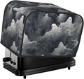Toaster Cover 2 Slice Halloween Ghost Pattern Waterproof Appliance Cover with Hang Loop Bread Baker Toaster Cover for Kitchen