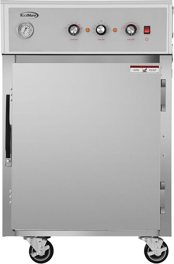 KoolMore Half-Size One Door Commercial Cook And Hold Oven 3,000 W and 208/240V, UL Listed in Stainless-Steel (KM-CCAH3-1D)