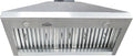 SINDA 36 Inch Built-In/Insert Range Hood, 4-Speed 610 CFM, Stainless Steel Under Cabinet Range Hood Kitchen Vent Hood with Liner and Internal Motor, 6" Duct, Adjustable Lights, Baffle Filter