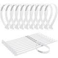 Roowest 1000 Pcs Plastic Truck Trailer Door Seals, Tamper Evident Security Tags, Numbered Safety Disposable Locks for Container Logistics Transport Package Shipping(White)