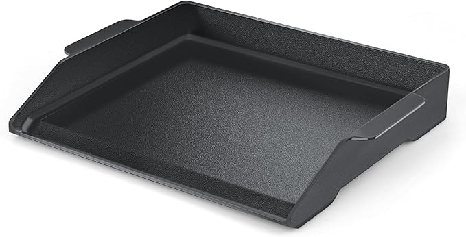 Universal Cast Iron Griddle 17" X 13",Stove Top Griddle for Gas Grills,Fire Pits,And Ovens,Nonstick Coating Teppanyaki Grill Pan for Stove Top With Extra High Sidewalls for Outdoor Cooking