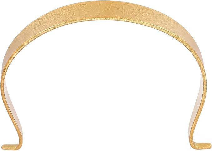 uxcell Metal Tea Pot Handle External Buckle Teapot U-Shape Handle Replacement for Span 2.8-3.5 Inch Ceramic Pottery Teapot Kettle Accessories Supplies, Gold