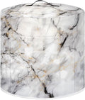 Dust Cover for 3 Quart Instant Pot, Dust Protection Easy Clean Pressure Cooker Cover Electric Appliance Cover Air Fryer Accessories Home Kitchen Decoration, White Grey Marble