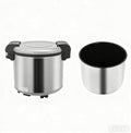 120 Cup Commercial Rice Warmer (Not Cooker), 24.3 QT Big Rice Warmer, Food Soup Sushi Warmers, Constant Temp. 149°F, 105W, Non-Stick Inner Pot
