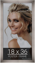 wallsthatspeak 18x36 Stainless Picture Frame for Puzzles Posters Photos or Artwork