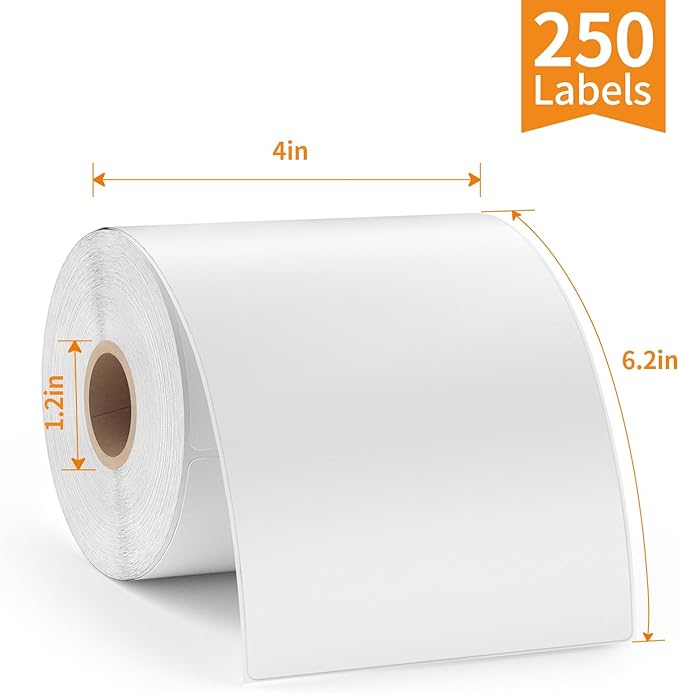 Methdic 4x6 Direct Thermal Shipping Labels for UPS USPS 3000 Labels(12Rolls)