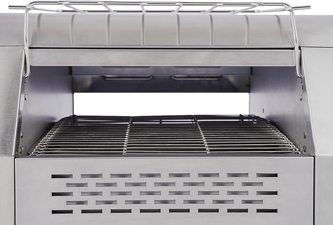 Commercial Toaster, 300 Slices/Hour, Conveyor Toaster Commercial, 1900W Heavy-duty Stainless Steel Rotating Toasters Oven for Restaurant, Conveyor Belt Toasters for Bun, Bagel, Bread