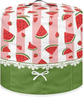 Round Pressure Cooker Cover 8 qt,Cute Watermelon Pattern Kitchen Appliance Cover Dust Cover with Pockets,Rice Cooker Cover,Air Fryer Cover,Toaster Cover,Oven Cover