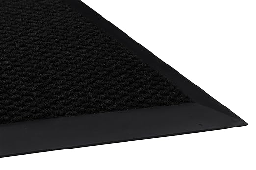 Guardian UG061235 Elite Guard Berber Indoor/Outdoor Floor Mat, 72" x 144", Black