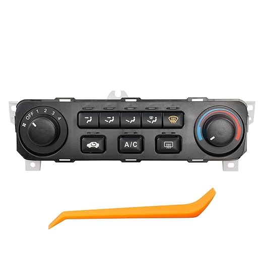 Climate Control Module A/C Heater Air Conditioning Panel Compatible with 2001-2002 Honda Accord Replace# 79600-S84-A21ZA